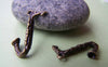 Accessories - 10 Pcs Of Antique Bronze Little Saxphone Musical Instrument Charms 9.5x21mm A1709