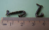 Accessories - 10 Pcs Of Antique Bronze Little Saxphone Musical Instrument Charms 9.5x21mm A1709