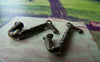 Accessories - 10 Pcs Of Antique Bronze Little Saxphone Musical Instrument Charms 9.5x21mm A1709