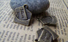 Accessories - 10 Pcs Of Antique Bronze Love Letter Mail Envelope Charms 16x18mm A2007