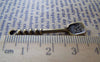 Accessories - 10 Pcs Of Antique Bronze LOVE Pancake Turner Charms 8x36mm A2746