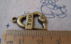 Accessories - 10 Pcs Of Antique Bronze Love You Heart Charms 18x20mm A519
