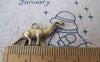Accessories - 10 Pcs Of Antique Bronze Lovely 3D Dinosaur Charms 27mm A3674