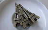 Traveling - 10 pcs Antique Bronze 3D Eiffel Tower Charms Pendants 13x42mm A7743