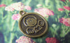 Accessories - 10 Pcs Of Antique Bronze Lovely Angel Boy Charms 18mm A4577