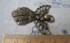 Accessories - 10 Pcs Of Antique Bronze Lovely Angel Charms Pendants 24x38mm A1595