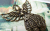 Accessories - 10 Pcs Of Antique Bronze Lovely Angel Charms Pendants 24x38mm A1595