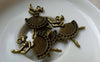 People, Profession & Hobby - 10 pcs Antique Bronze Ballet Girl Dancer Ballerina Charms A5688