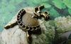 People, Profession & Hobby - 10 pcs Antique Bronze Ballet Girl Dancer Ballerina Charms A5688