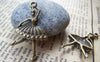 People, Profession & Hobby - 10 pcs Antique Bronze Ballerina Ballet Girl Dancer Charms 21x37mm A720