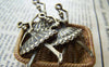 People, Profession & Hobby - 10 pcs Antique Bronze Ballerina Ballet Girl Dancer Charms 21x37mm A720