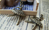 People, Profession & Hobby - 10 pcs Antique Bronze Ballerina Ballet Girl Dancer Charms 21x37mm A720