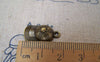 Accessories - 10 Pcs Of Antique Bronze Lovely Baseball Cap Hat Charms 10x18mm A5138