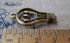 Accessories - 10 Pcs Of Antique Bronze Lovely Bulb Charms 18x29mm A676