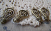 Accessories - 10 Pcs Of Antique Bronze Lovely Bulb Charms 18x29mm A676