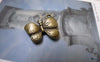 Accessories - 10 Pcs Of Antique Bronze Lovely Butterfly Charms 16x19mm A6111