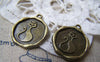 Accessories - 10 Pcs Of Antique Bronze Lovely Cat Crown Queen Charms Pendants 20mm A2929