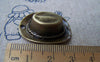 Accessories - 10 Pcs Of Antique Bronze Lovely Cowboy Hat Charms 23x30mm A2390