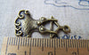 Accessories - 10 Pcs Of Antique Bronze Lovely Dress Charms 17x28mm A1915