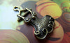 Accessories - 10 Pcs Of Antique Bronze Lovely Dress Charms 17x28mm A1915