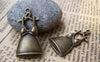Accessories - 10 Pcs Of Antique Bronze Lovely Dress Charms 17x34mm A2481
