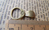 Accessories - 10 Pcs Of Antique Bronze Lovely Drink Can Ring Pull Charms 14x23mm A3000