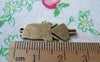 Accessories - 10 Pcs Of Antique Bronze Lovely Girl Charms Pendants 13x27mm A700