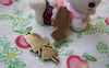 Accessories - 10 Pcs Of Antique Bronze Lovely Girl Charms Pendants 13x27mm A700
