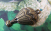 Accessories - 10 Pcs Of Antique Bronze Lovely Hot Air Balloon Charms 16x30mm A4274