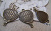Accessories - 10 Pcs Of Antique Bronze Lovely Hot Air Balloon Charms 18x25mm A2686