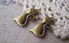 Accessories - 10 Pcs Of Antique Bronze Lovely Kitten Cat Charms 11x24mm A4820