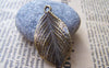 Accessories - 10 Pcs Of Antique Bronze Lovely Leaf Charms Pendants 20x35mm A321
