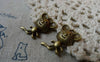 Accessories - 10 Pcs Of Antique Bronze Lovely Mouse Charms 13x20mm A5651