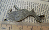Accessories - 10 Pcs Of Antique Bronze Lovely Rabbit Hare Charms 25x42mm A661