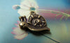 Accessories - 10 Pcs Of Antique Bronze Lovely Snail Charms Double Sided 15x18mm A673