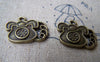 Accessories - 10 Pcs Of Antique Bronze Lovely Telephone Charms 14x22mm A1880
