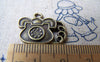 Accessories - 10 Pcs Of Antique Bronze Lovely Telephone Charms 14x22mm A1880