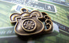Accessories - 10 Pcs Of Antique Bronze Lovely Telephone Charms 14x22mm A1880