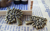 Accessories - 10 Pcs Of Antique Bronze Lush Tree Charms Pendants 24x29mm A435