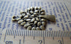 Accessories - 10 Pcs Of Antique Bronze Lush Tree Charms Pendants 24x29mm A435