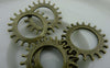 Accessories - 10 Pcs Of Antique Bronze Mechanical Watch Movement Gear Charms Pendants 22mm A5883