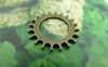Accessories - 10 Pcs Of Antique Bronze Mechanical Watch Movement Gear Charms Pendants 22mm A5883