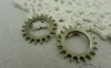 Accessories - 10 Pcs Of Antique Bronze Mechanical Watch Movement Gear Charms Pendants 22mm A5883