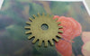 Accessories - 10 Pcs Of Antique Bronze Mechanical Watch Movement Gear Charms Pendants 25mm A5893