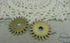Accessories - 10 Pcs Of Antique Bronze Mechanical Watch Movement Gear Charms Pendants 25mm A5893