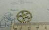Accessories - 10 Pcs Of Antique Bronze Mechanical Watch Movement Gear Charms Pendants 25mm A5894