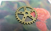 Accessories - 10 Pcs Of Antique Bronze Mechanical Watch Movement Gear Charms Pendants 25mm A5894