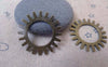 Accessories - 10 Pcs Of Antique Bronze Mechanical Watch Movement Gear Charms Pendants 25mm A7337