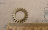 Accessories - 10 Pcs Of Antique Bronze Mechanical Watch Movement Gear Charms Pendants 25mm A7337