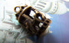 Accessories - 10 Pcs Of Antique Bronze Merry Go Round Carousel Horse Pendant Charms 10x18mm A2773